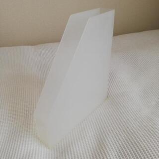 【お譲り先決定】無印良品 ポリプロピレンスタンドファイルボックス...