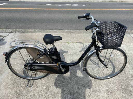 感謝セール 整備済新基準良品 Panasonic 8.9AH VIVIDX 充電器 鍵付 26インチ LED 電動アシスト自転車W49