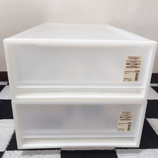 【お譲り先決定致しました】無印良品■ポリプロピレン衣装ケース・引...