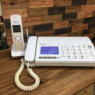 Panasonic おたっすく　FAX電話　子機付き
