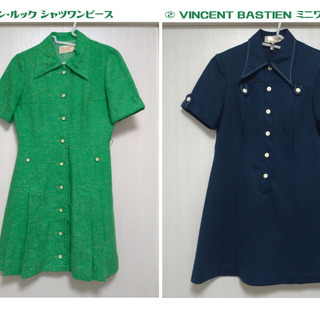 レトロミニワンピースセット