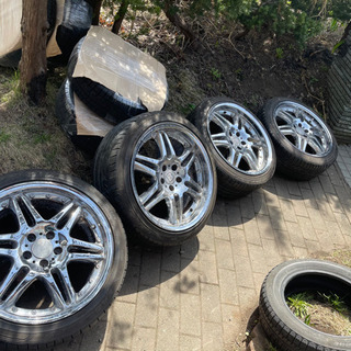 ブラバス風　19インチ　アルミホイール　245/40R19 