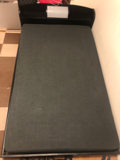 ベッド セミダブル マットレス付き 美品