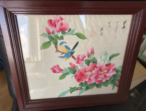 【終了】和風　絵　水墨　和紙