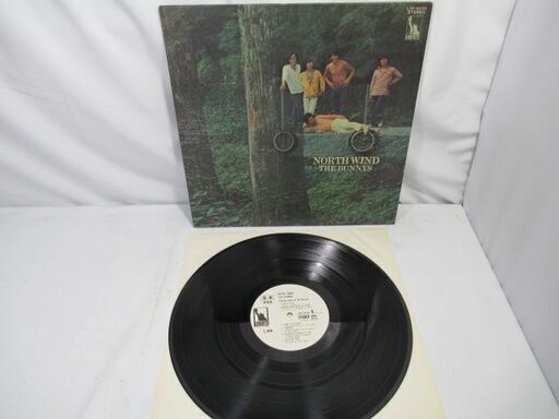 JKN2241/LP/レコード盤/見本盤/非売品/和モノ/北風/NORTH WIND/バニーズの世界/THE BUNNYS/萩野達也とバニーズ/中古品/