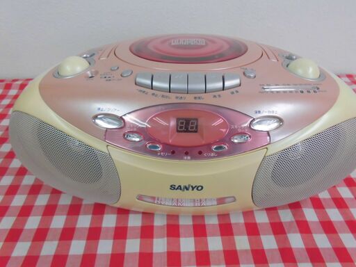 ★SANYO　CDラジオカセットレコーダー★
