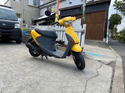 ☆新品ユアサバッテリーに交換済み!! スズキ レッツ4 イエロー♪