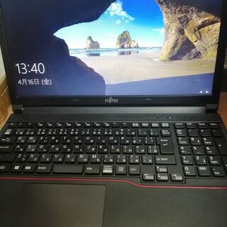 富士通 高性能第4世代Core i5搭載 メモリ4G HDD320G CD/DVDD読み書き　大画面15.6インチ USB3.0　テンキー Wifi対応 最新Windows10搭載