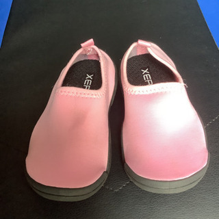 中古　幼児　マリンシューズ　ピンク