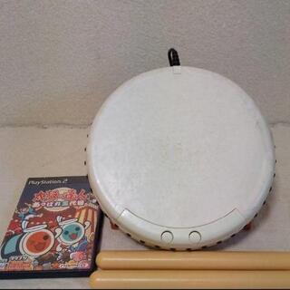 【激レア】PS2 プレステ2 本体 ビートマニア 太鼓の達人 ソフトセット ガンコンのセットです。の画像