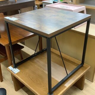 ステイン加工のニトリのダイニング3点セットのご紹介！