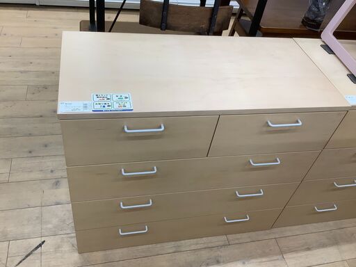 シンプルで使いやすい！無印良品のワイドチェスト！