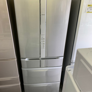 フレンチドア 薄型 真空チルド 冷蔵庫 HITACHI 475リットル