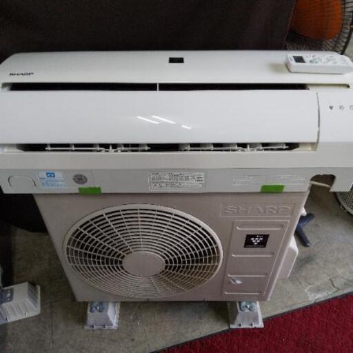佐賀中古エアコン、シャープ2017年2.2KW136番税込み