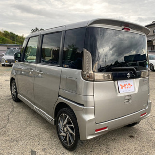 車検令和5年4月 h26年式 スペーシアカスタム ETC 機関良好 両側PWスラ アイドリングストップ 乗って帰れる♪カード払い可☆☆支払総額29.8万円★の画像