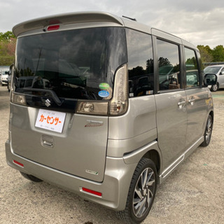 車検令和5年4月 h26年式 スペーシアカスタム ETC 機関良好 両側PWスラ アイドリングストップ 乗って帰れる♪カード払い可☆☆支払総額29.8万円★の画像