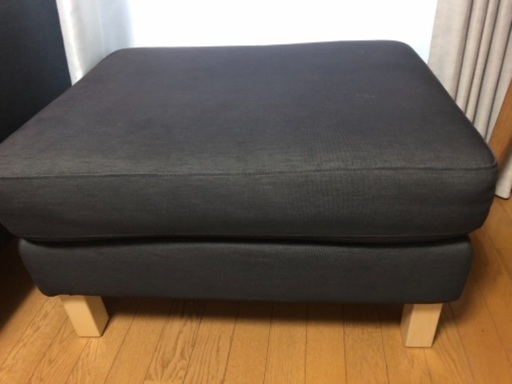 【お譲り先決定しました！ありがとうございます。】IKEA オットマン　カルルスタード　グレー