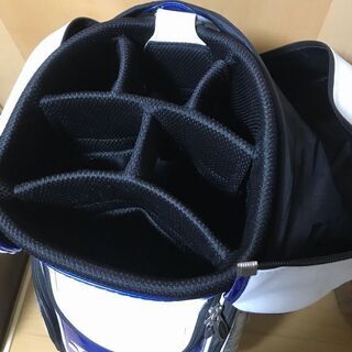 ヨネックス YONEX　ゴルフバッグ　キャディバッグ　ティゴラ TIGORA　金属ネームプレート（無記名）付きの画像
