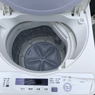 【名古屋市近郊配送可能】シャープ　5.5kg洗濯機　ES-GE5A 2017年製の画像