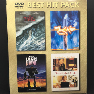 決まりました。ワーナーのDVD４作品セット（中古）です。