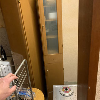（受け渡し者決定しました）食器棚　数日中に処分します　早い者勝ち　