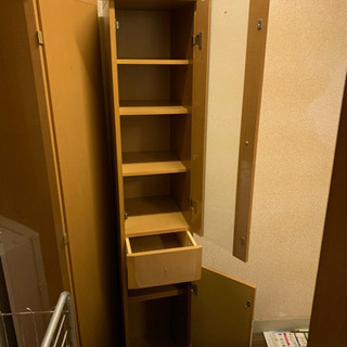 （受け渡し者決定しました）食器棚　数日中に処分します　早い者勝ち　の画像