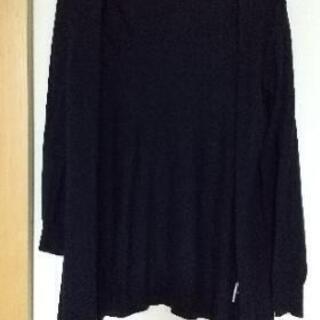 ネイビー カーディガン 美品 レディース ニット 薄手