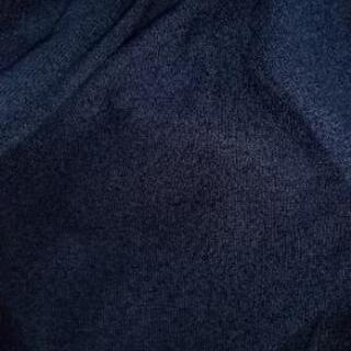 ネイビー カーディガン 美品 レディース ニット 薄手の画像