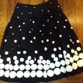 スカート 新品 膝丈 フォーマル ブラック