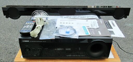 ☆ヤマハ YAMAHA YHT-S401 (SR-301+NS-BR301) ホームシアターパッケージ 7.1chサラウンド再生◆本格ホームシアター並みの機能が充実