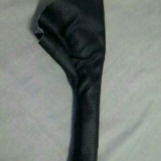 ﾗｲﾌﾀﾞﾝｸで使用 NSXスタイルタイプ ビート用一体型サイドブレーキカバー 春木屋 ホンダ フェイクレザー・赤ステッチの画像