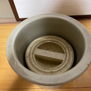漬物用容器重石付き