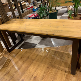 嫁ぎ先決まりました。オールハンドメイド　アイアン風　長机　