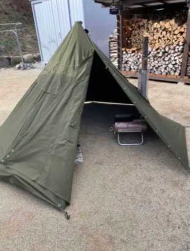 ポーランド　ポンチョ　テント　2点セット