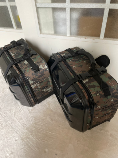 (商談中)タナックス(TANAX) バイク用サイドバッグ MOTOFIZZ ツアーシェルケース2 (デジカモ) 容量40ℓ(片側20ℓ