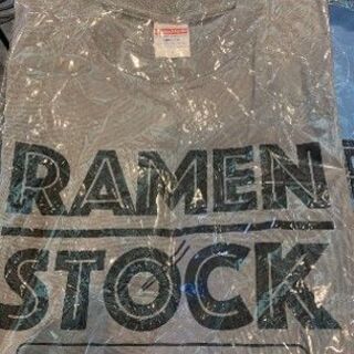 RAMEN STOCK Tシャツ　グレー　 Lサイズ　1枚　4/4
