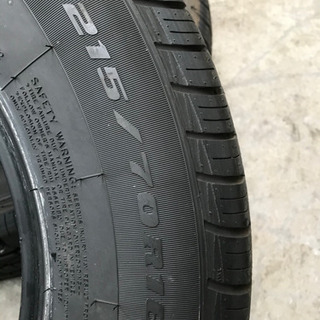 タイヤ4本　装着一ヶ月未満　バリ山！の画像