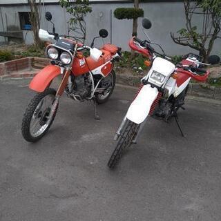 商談中　セロー225  ＆　XLR250バハ　