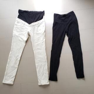 マタニティー用ズボン&レギンス(2枚分)