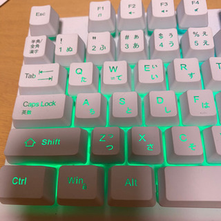 ゲーミングキーボード NPET ライト付き テンキー付きの画像