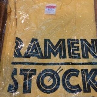RAMEN STOCK Tシャツ　イエロー　 Lサイズ　1枚　1/1