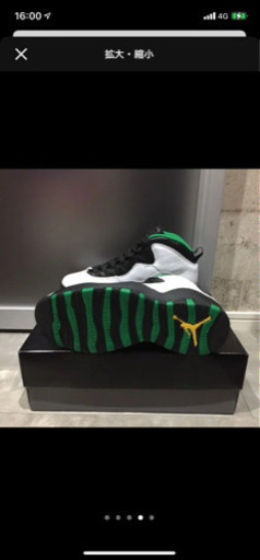 エアジョーダン  10 都市限定カラー　シアトル