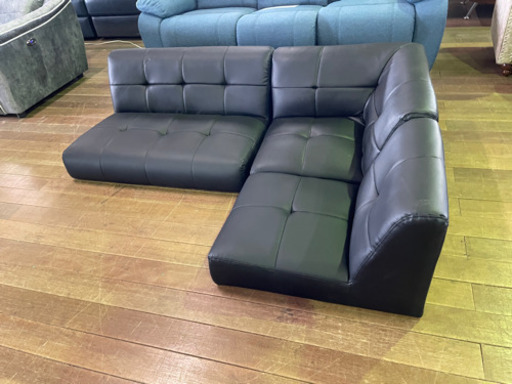ソファー3点セット黒