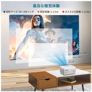 【美品】プロジェクター　テレビ視聴可　DVD視聴可の画像
