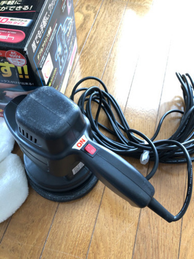 洗車などに　ポリッシャー　バフセット