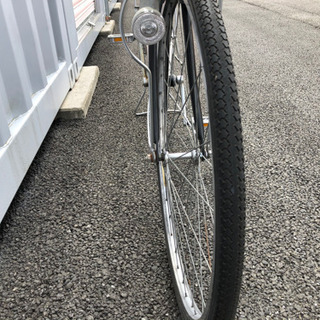 No.194【LEDノーマルライト,変速なし】★激安★ 中古自転車 ママチャリ  27インチ 軽整備済み 安い 防犯登録 藤沢 横浜 神奈川の画像