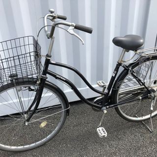 No.194【LEDノーマルライト,変速なし】★激安★ 中古自転車 ママチャリ  27インチ 軽整備済み 安い 防犯登録 藤沢 横浜 神奈川の画像