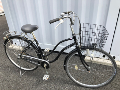 No.194【LEDノーマルライト,変速なし】★激安★ 中古自転車 ママチャリ  27インチ 軽整備済み 安い 防犯登録 藤沢 横浜 神奈川