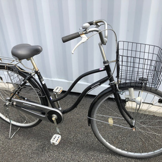 No.194【LEDノーマルライト,変速なし】★激安★ 中古自転車 ママチャリ  27インチ 軽整備済み 安い 防犯登録 藤沢 横浜 神奈川の画像