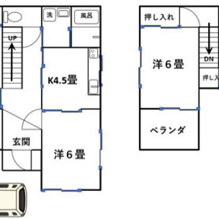フリーレント有 初期費用格安 羽生市 貨家 4SDK - 不動産
